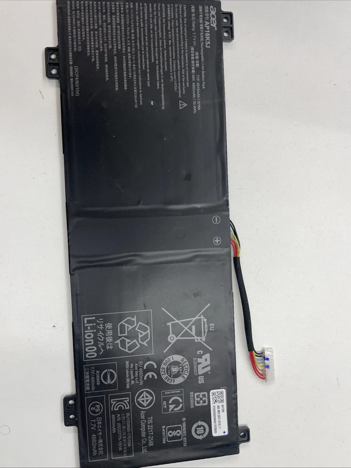 Nueva Batería Original AP16K4J AP16K5J para Acer Chromebook Spin 11 R751TN Foto 1 de 4