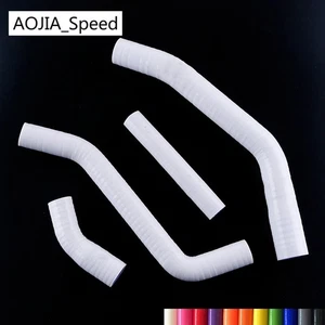SILICONE RADIATOR COOLANT HOSE FIT 2010-2017 YAMAHA YZ450F YZ 450 F 2018 WHITE - Picture 1 of 11