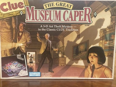 CLUE GREAT MUSEUM CAPER Parker Brothers 1991 3D Board Game EXCELLENT & COMPLETE - Image 1 of 4