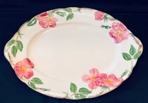 FRANCISCAN Earthenware DESERT ROSE USA Oval Serving Platter - Picture 1 of 10