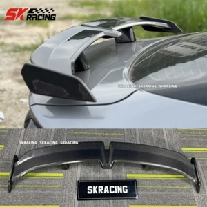 For Maserati GTS Gran Turismo Fit 4.2GT Real Carbon Fiber GT Rear Spoiler Wing - Picture 1 of 19