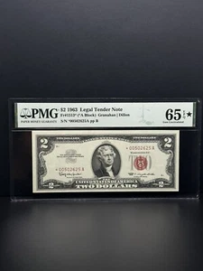 1963-$2 DOLLARS STAR NOTE Very Nice Piece For Your Collection Gem UNC. - Picture 1 of 2