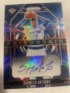 2024-25 Prizm Carmelo Anthony Snakeskin Prizmatrix Signatures #05/15 Knicks SSP - Bild 1 von 2