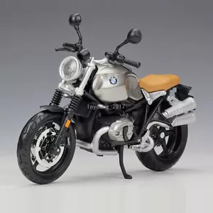 1:12 BMW R nineT Scrambler 2017 Motorcycle Model Diecast Toy Vehicle Boys Toys - Picture 1 of 8