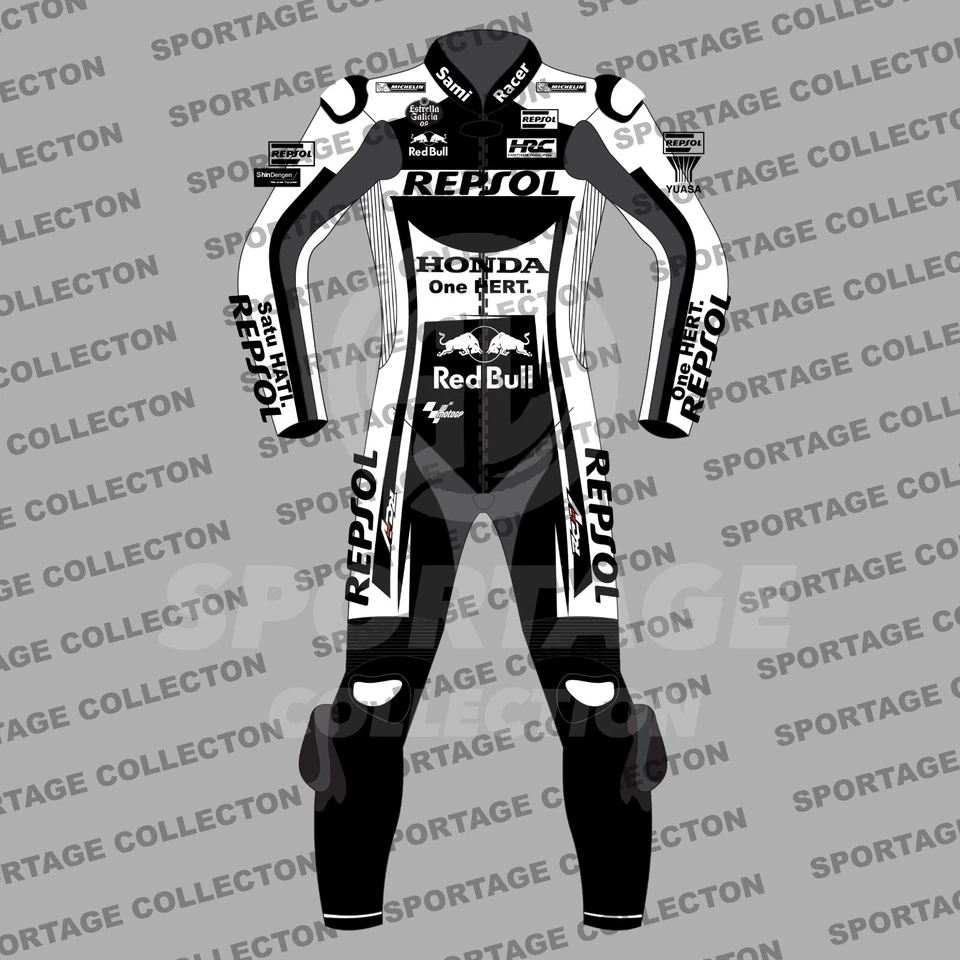 Cowhide Honda Repsol Motorcycle/Motorbike Biker's Leather Racing Suit - Image 1 of 4