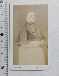 75663 Foto d'epoca 656 fine '800 - Ritratto religioso - Cardinali photo Ajaccio - Picture 1 of 4