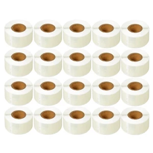 20ROLLS Frosted of 130 Address Label 28mm x 89mm for Dymo 30254 LabelWriter 400 - Picture 1 of 23