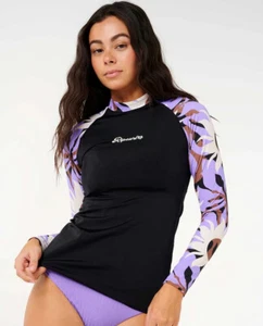 Rip Curl Cala Nights Long Sleeve Rashguard - Women's - Small / Multi - Picture 1 of 7