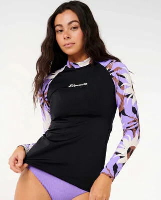 Rip Curl Cala Nights Long Sleeve Rashguard - Women's - Small / Multi - Image 1 of 4