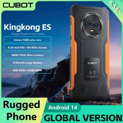 Cubot KINGKONG ES Rugged Phone Ultra-thin 16GB+128GB 6.56" 90Hz Android 14 IP68 - image 1 of 4