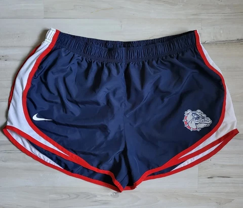 Nike Gonzaga University XL Bulldogs Active Shorts Blue Red Cover
