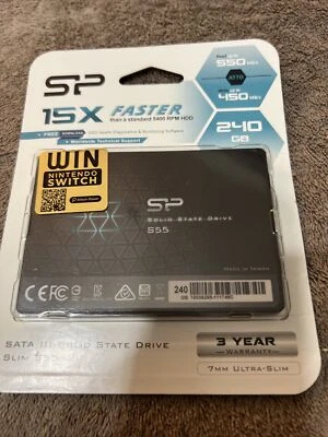 240GB Silicon Power SATA III SSD S55 2.5" TLC Ultraslim 7mm read/write 540/510MB - Image 1 of 3