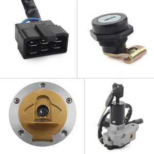 Ignition Switch Fuel Gas Cap Seat Lock Key Fit Ducati Monster 620 750 900 ST2 - Picture 1 of 12