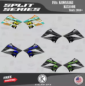 Kawasaki KLX110 (2010-2024) KLX-110 Shroud Graphics Split Series - Imagen 1 de 12