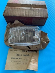 Marchal 540 license light lamp Clear Len assembly Original NOS With Box - Picture 1 of 12