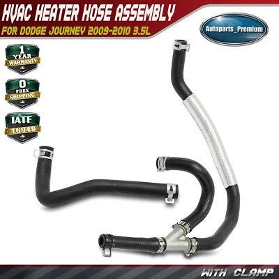 HVAC Heater Hose Assembly for Dodge Journey 2009-2010 3.5L w/ Auxiliary Heater - Image 1 of 4
