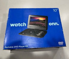 A Open Box portable Onn DVD player kit with 5 bonus DVD's
