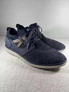 Florsheim Men Venture Knit Plain Toe Lace Up Casual Sneaker Blue & Gray SZ 9.5W - Picture 1 of 21