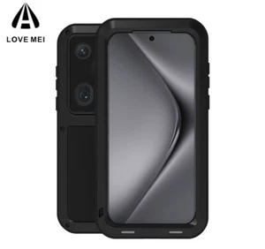 LOVE MEI Metal Shockproof Armor Case For Huawei Pura 80 70 Ultra 80 70 Pro + - Picture 1 of 25
