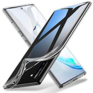 Handyhülle für Samsung Galaxy Note 10 Plus Schutzcase Bumper Etuis Transparent - Zdjęcie 1 z 4