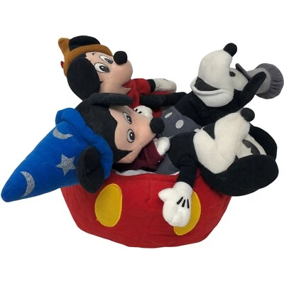 VTG NWT Disney Store Mickey Pants Fantasia Robin Hood Steamboat Willie Plush  - Image 1 of 4