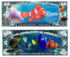 Nemo! Billet Million Dollar US! Collection Drawing Cartoon Disney Dory le Monde