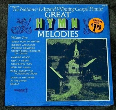 Henry Slaughter Great Hymn Melodies Vol. 2 1975 Gospel Time Records Sealed LP - Image 1 of 3
