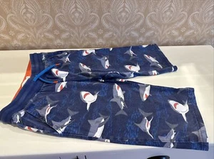 Boden Boy’s Size 11 Elastic Waist Jersey Shark Baggies Shorts - Picture 1 of 3