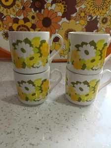 Vintage Johnson Bros Kerrydale Flower Cups X 4 - Picture 1 of 5