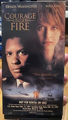 COURAGE UNDER FIRE FULL LENGTH SCREENER / DEMO TAPE VHS VIDEO SCREENING Meg Ryan - Image 1 of 3