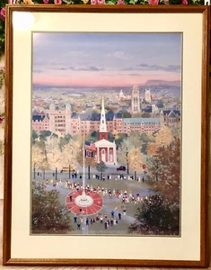 Stampa artistica vintage Michel Delacroix incorniciata Special Olympics Connecticut - Foto 1 di 9