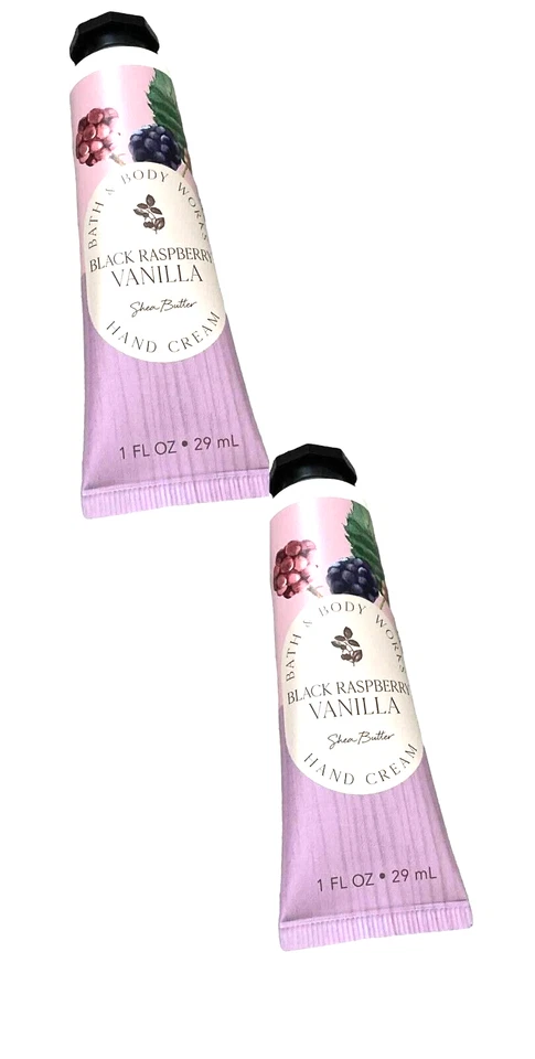 Bath & Body Works Black Raspberry Vanilla 1 FL Oz Shea Butter Hand Cream