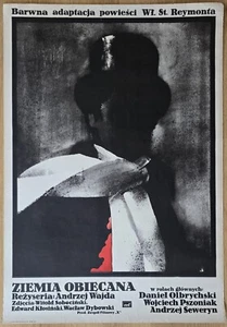 ZIEMIA OBIECANA, Świerzy Waldemar, Wajda Andrzej, 1975, Polish Poster Movie Poster - Zdjęcie 1 z 11