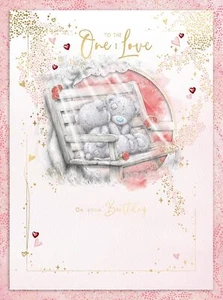 Bears On Bench One I Love Luxury Boxed Birthday Card - Picture 1 of 3