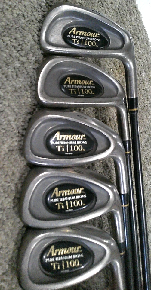 Armour Ti 100 Titanium Irons 6,7,8,9,PW  Regular - Image 1 of 4
