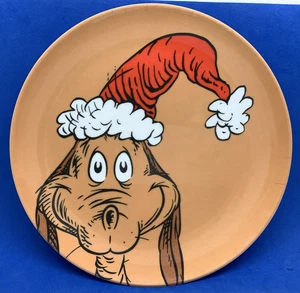 2025 Bioworld NEW The GRINCH - Max the Dog 8" Melamine Plate - Picture 1 of 2