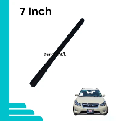7 Inch Short Black Rubber Antenna Mast AM/FM For SUBARU XV CROSSTREK 2013-2015 - Image 1 of 4