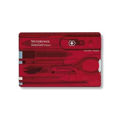 Victorinox SwissCard Classic Rosso, Trasparente ABS sintetico - Immagine 1 di 4