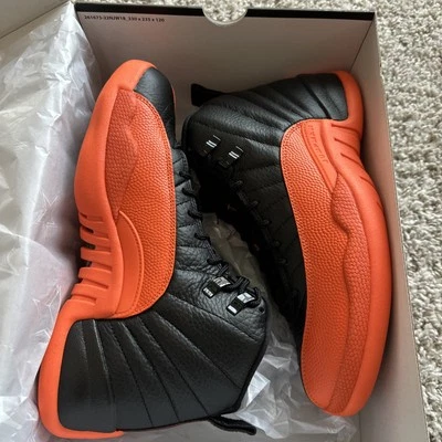 Talla 9.5 - Air Jordan 12 Retro Naranja Brillante W Foto 1 de 4