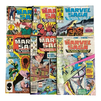 Marvel Saga Comic Lot | #1-5 & #8 (1985-1986 Marvel) | VG Condition - Image 1 of 4