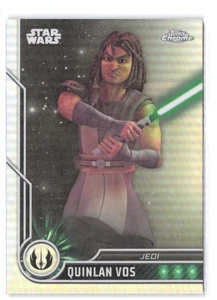 2023 Topps Chrome Star Wars #50 Quinlan Vos Refractor - Picture 1 of 2