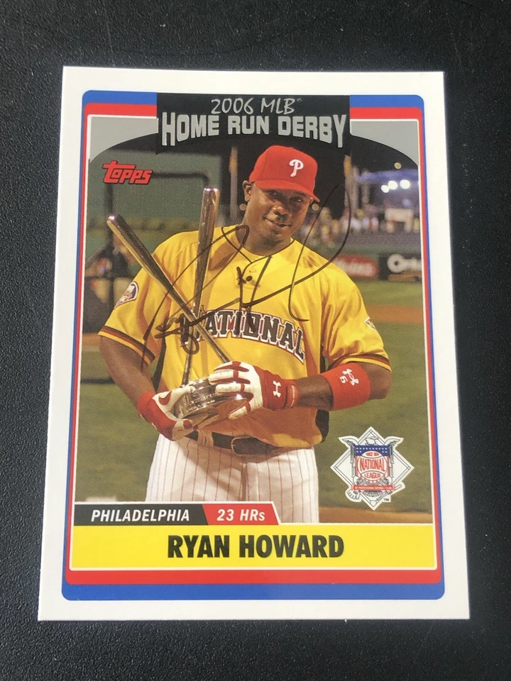 2006 Topps Update Home Run Derby Ryan Howard #UH283 AUTO - Image 1 of 2
