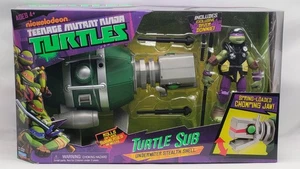Nickelodeon TMNT 2012 Turtle Sub Vehicle & Diver Donnie Figura Playmates 2013 - Imagen 1 de 14