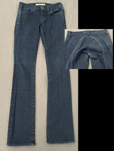 J Brand Straight Leg Jeans Womens Size 26 Dark Wash Low Rise Y2K No Back Pockets - Picture 1 of 14