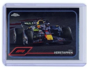 2024 Topps Chrome Formula 1 Max Verstappen Oracle Red Bull Racing #73 Refractor - Picture 1 of 2