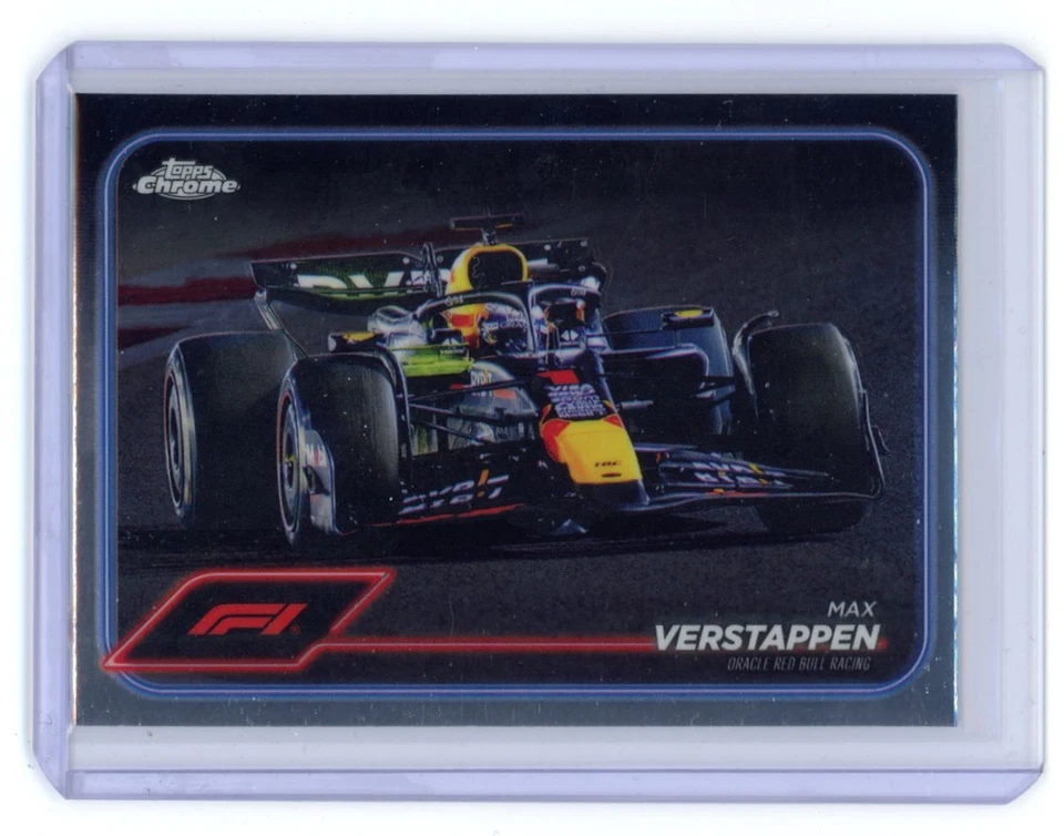 2024 Topps Chrome Formula 1 Max Verstappen Oracle Red Bull Racing #73 Refractor - Image 1 of 2