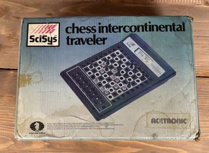 Scisys Chess Intercontinental Traveler Chess Computer Acetronic Boxed & Manual - Picture 1 of 6