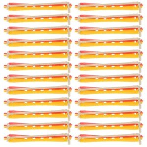 24 piezas varillas de rizado permanentes con cauchos kit de rodillos para el hogar - Imagen 1 de 12