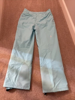 Spyder Pants Womens Large Blue Winter Athletic Fit Snow Ski Snowboard - Image 1 of 4