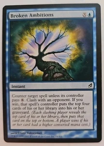 MTG Magic The Gathering Card Broken Ambitions Instant Blue Lorwyn  - Picture 1 of 2